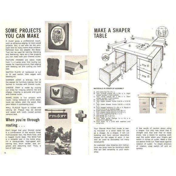 Dremel 229 Moto-Tool Router Routing Attachment Jig Guide - Picture 9 of 9